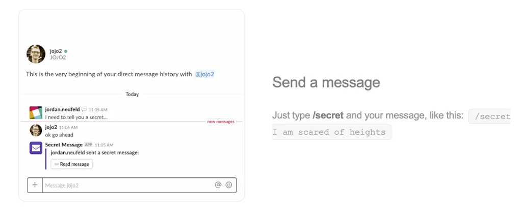 Secret Message screenshot 1 of 2