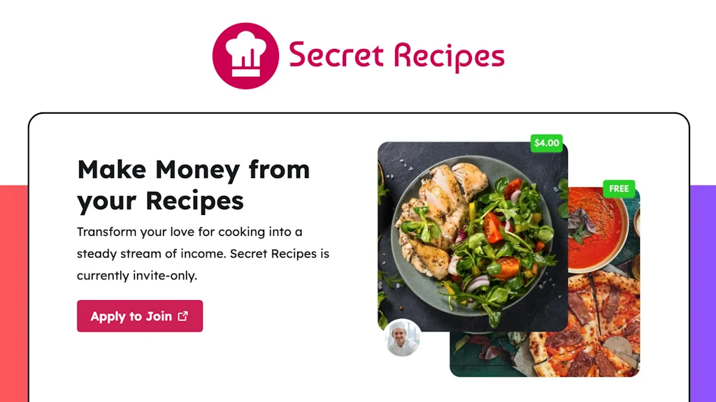 Secret Recipes screenshot 1 of 5