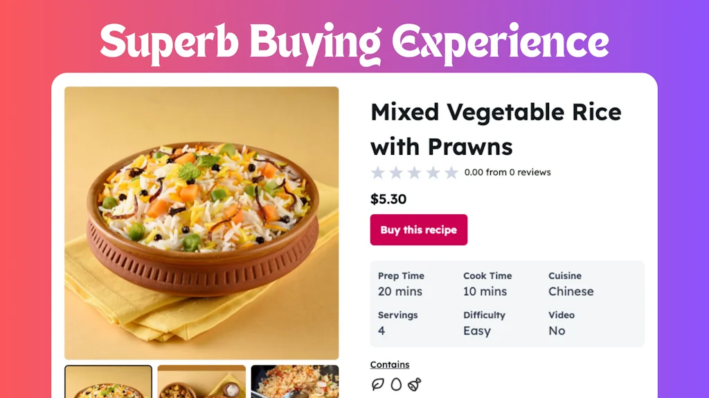 Secret Recipes screenshot 2 of 5