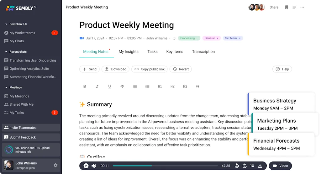 Sembly AI screenshot 2 of 3
