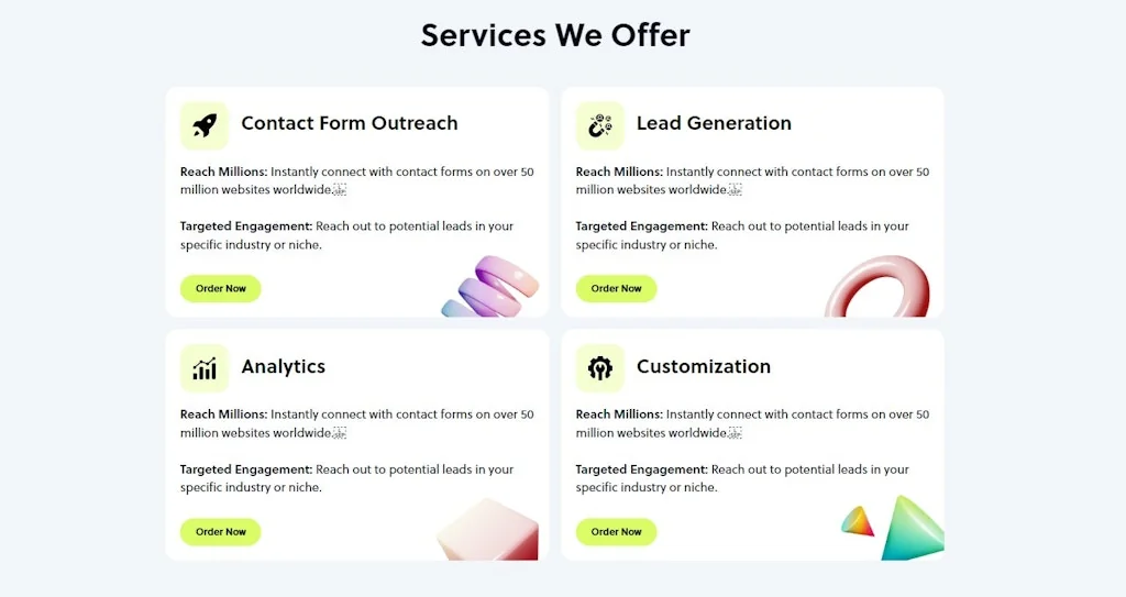 Sendcontactus screenshot 2 of 3