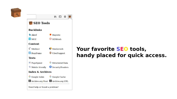 SEO Tool Extension screenshot 1 of 2