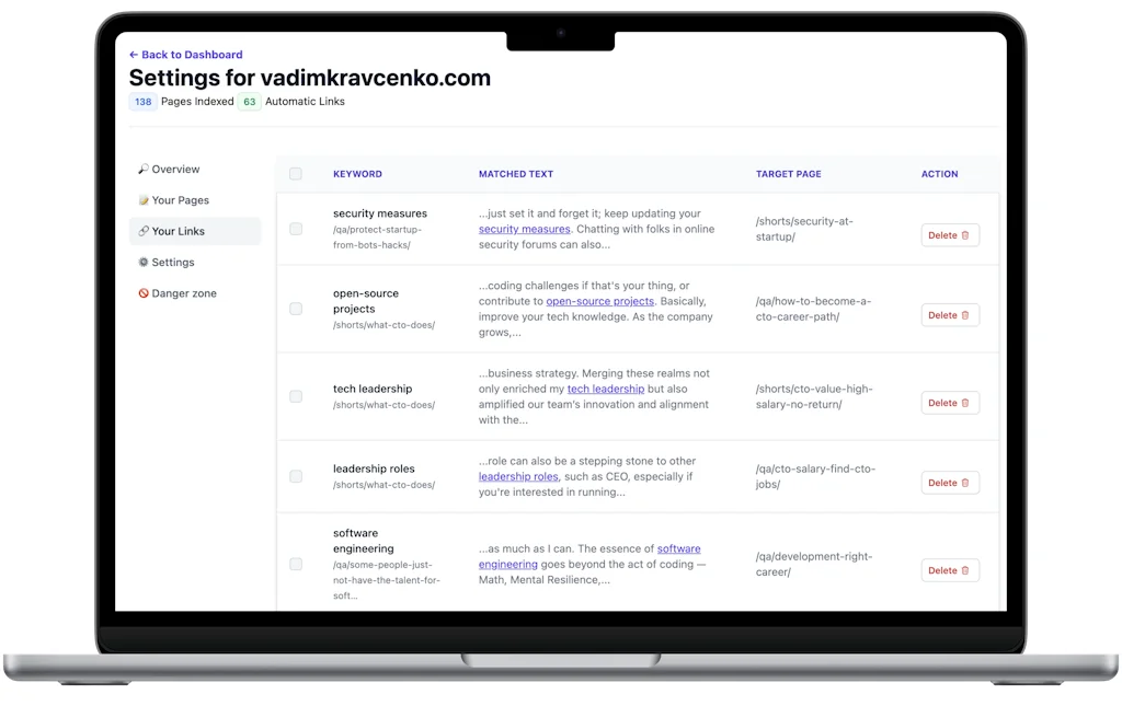 SEOJuice screenshot 2 of 6