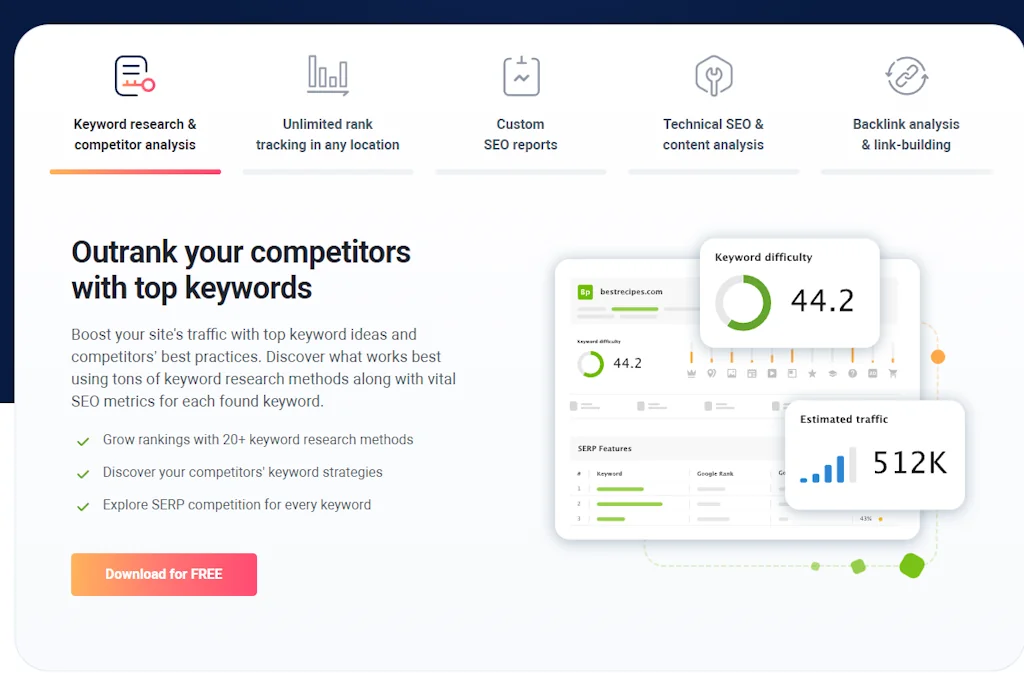 SEO PowerSuite screenshot 2 of 3