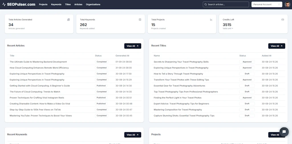 SEOPulser screenshot 2 of 8
