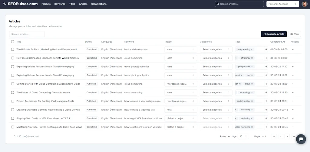 SEOPulser screenshot 6 of 8