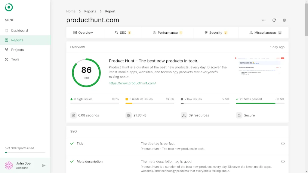 Seototal screenshot 1 of 6