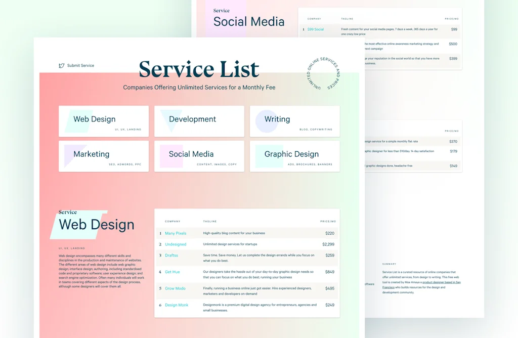 Service List screenshot 3 of 3