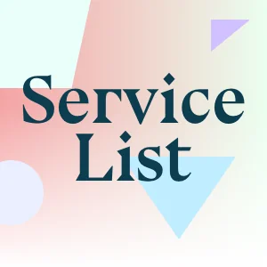 Service List logo