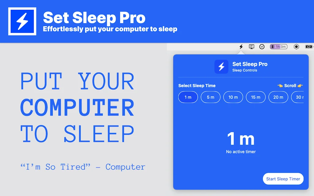 Set Sleep Pro screenshot 1 of 6