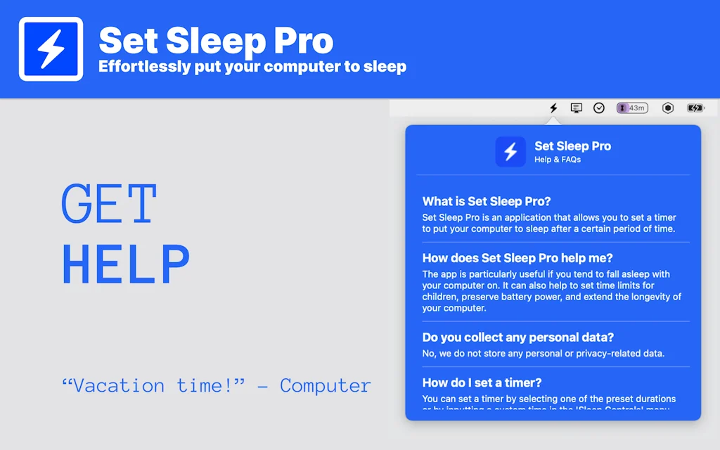 Set Sleep Pro screenshot 5 of 6