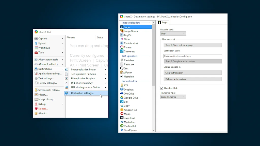 ShareX screenshot 1 of 4