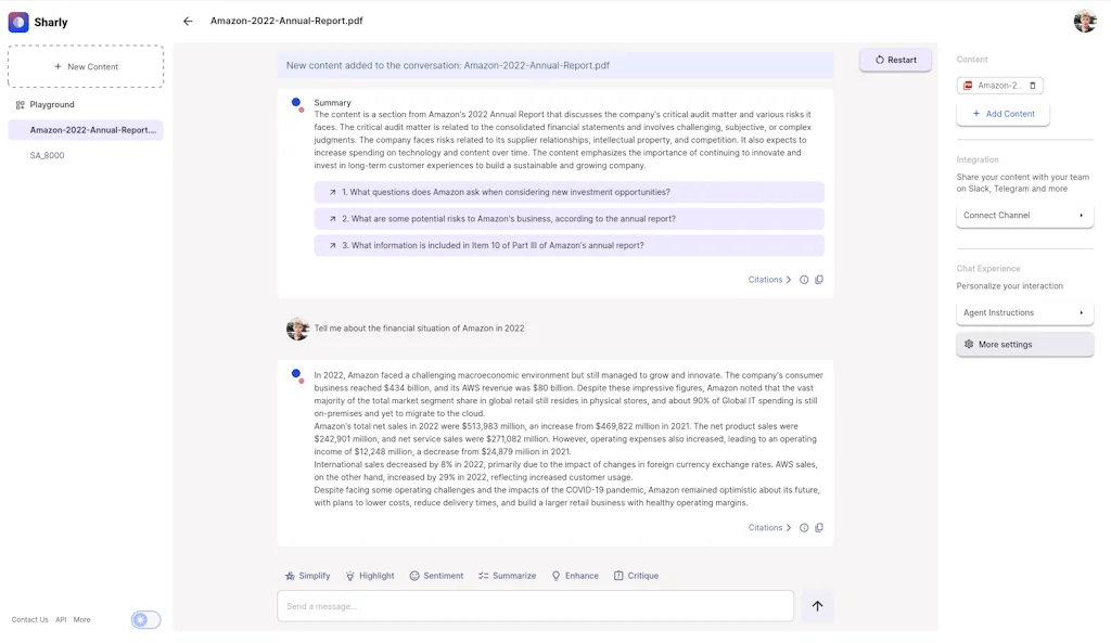 Sharly AI screenshot 1 of 3