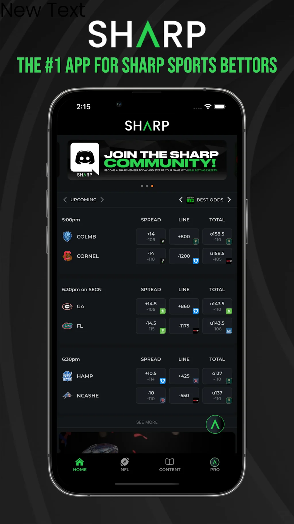 Sharp App: Sports Betting screenshot 2 of 7