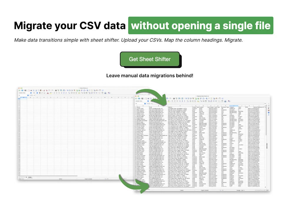 Sheet Shifter screenshot 1 of 5