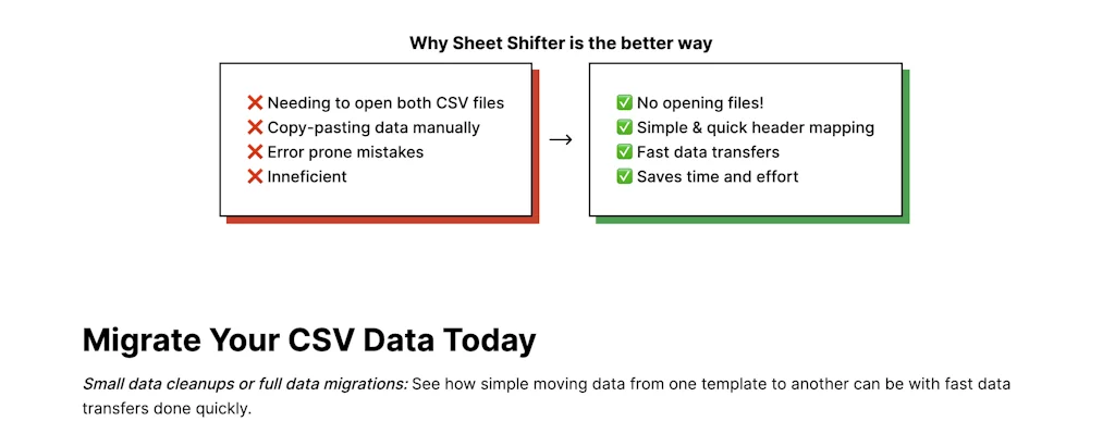 Sheet Shifter screenshot 2 of 5