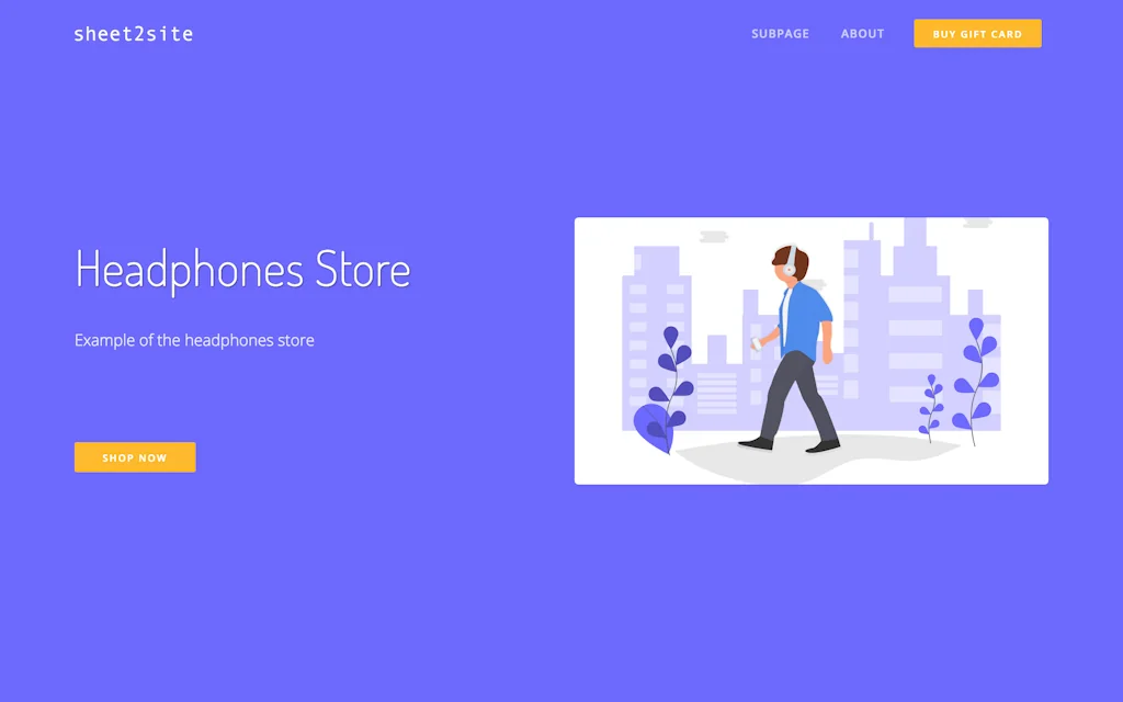 Sheet2Site screenshot 3 of 16