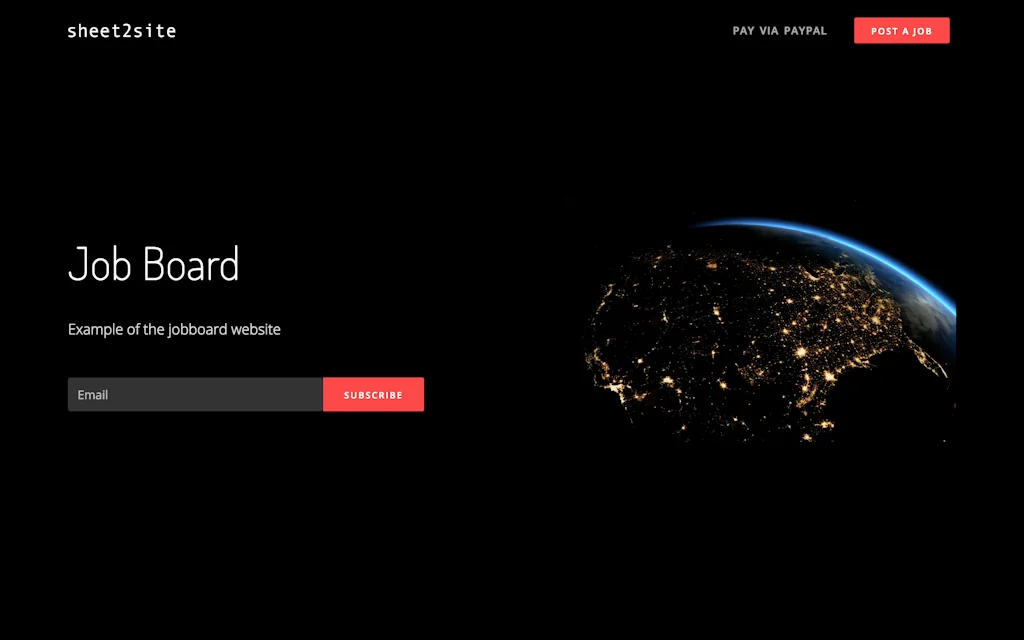 Sheet2Site screenshot 5 of 16