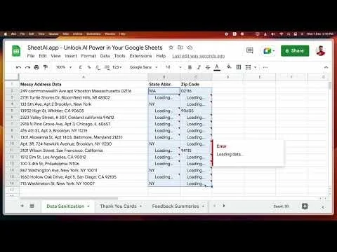 SheetAI App, AI prompts in Google Sheets screenshot 1 of 5