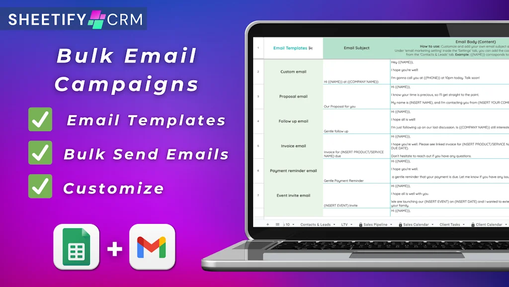 Sheetify CRM screenshot 3 of 14