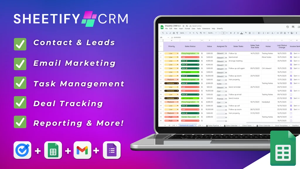 Sheetify CRM screenshot 6 of 14