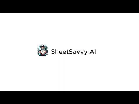 SheetSavvy AI screenshot 1 of 5
