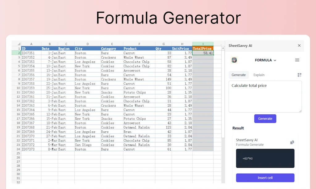SheetSavvy AI screenshot 2 of 5