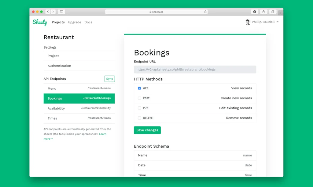 Sheety screenshot 2 of 2
