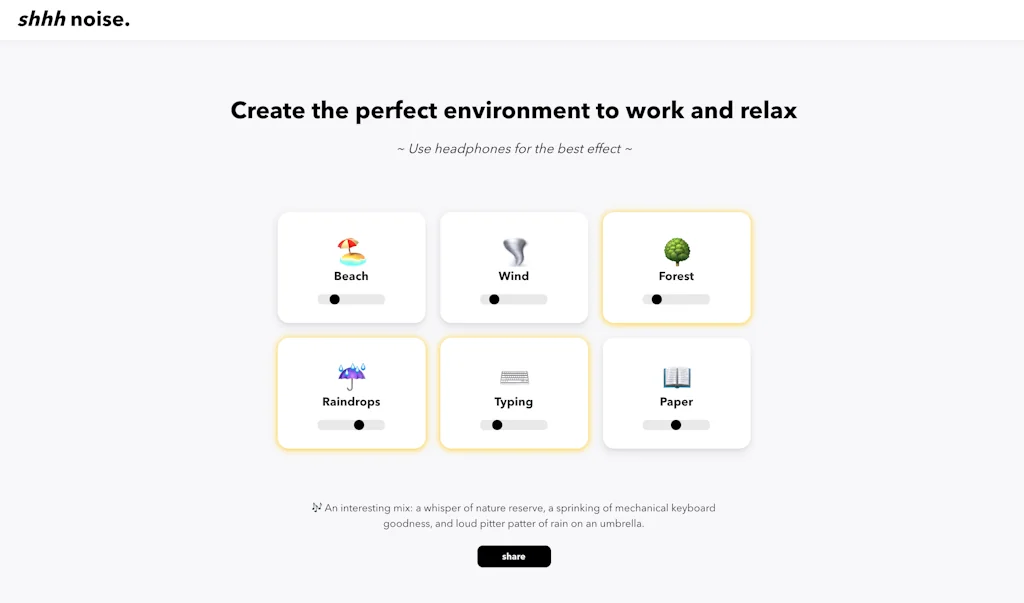 Shhh Noise screenshot 2 of 2