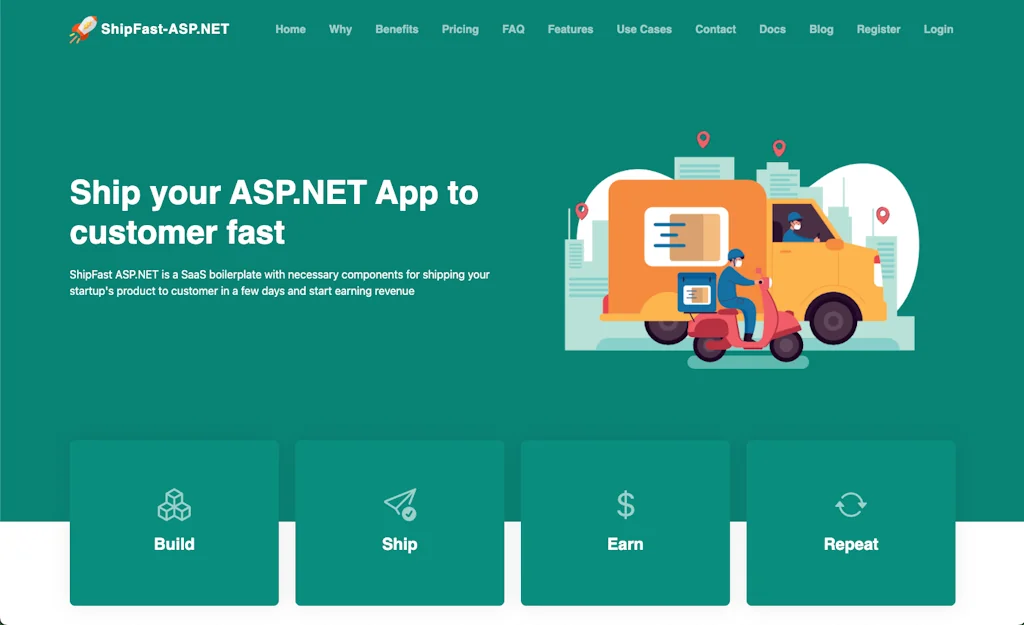ShipFast-ASP.NET screenshot 1 of 7