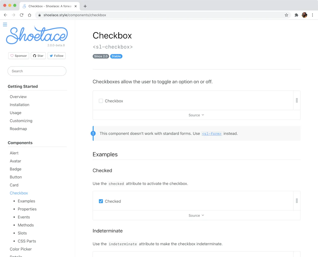 Shoelace.css screenshot 4 of 12