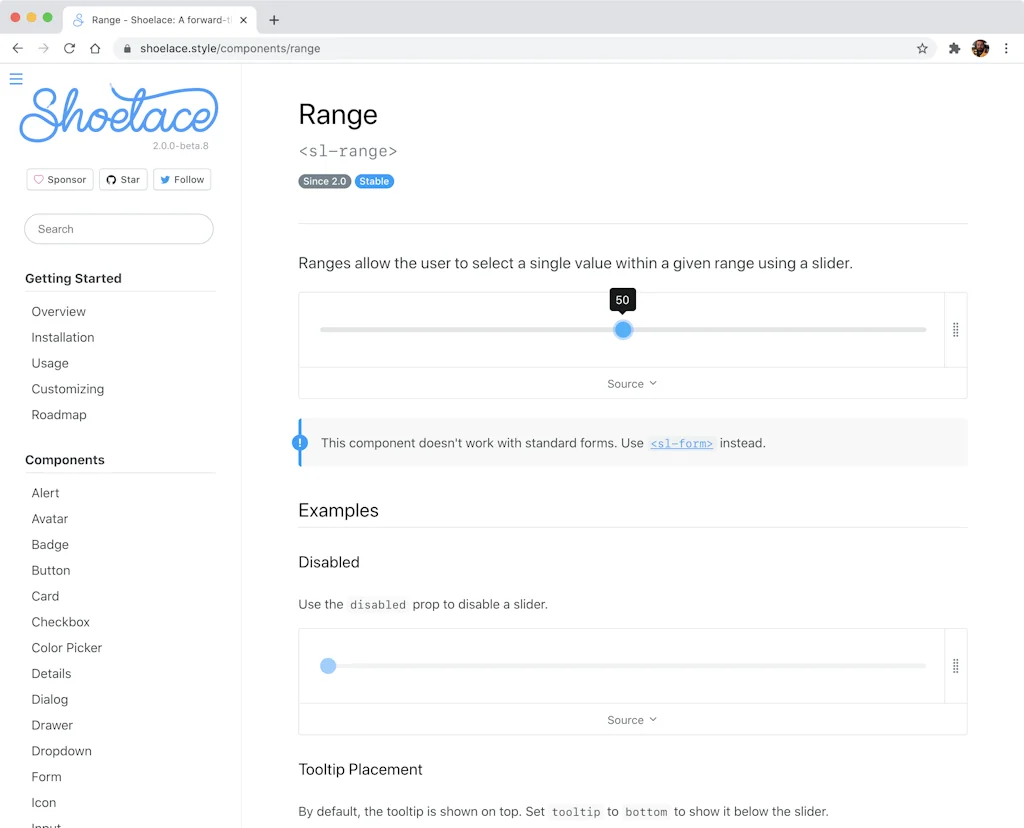 Shoelace.css screenshot 9 of 12