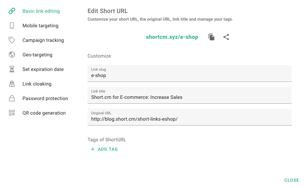 Short.cm screenshot 3 of 6
