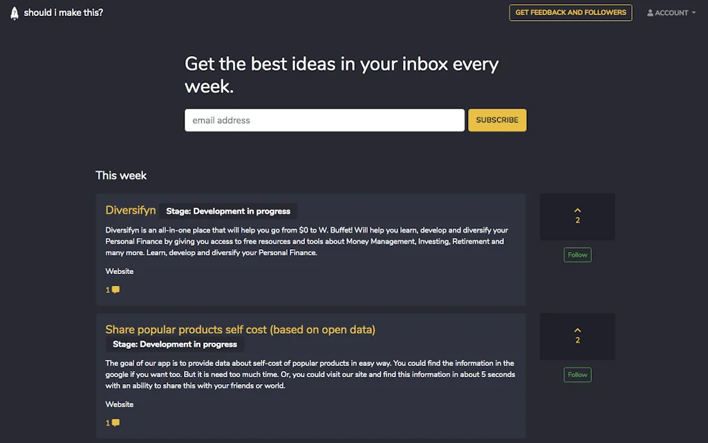 Should I Make This? screenshot 1 of 2