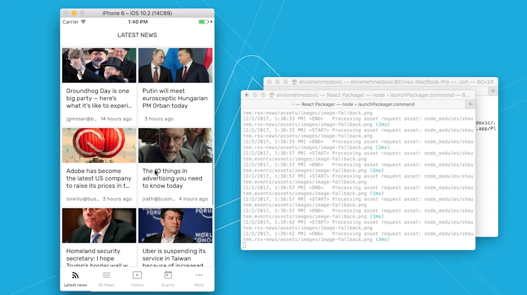 Shoutem screenshot 1 of 12