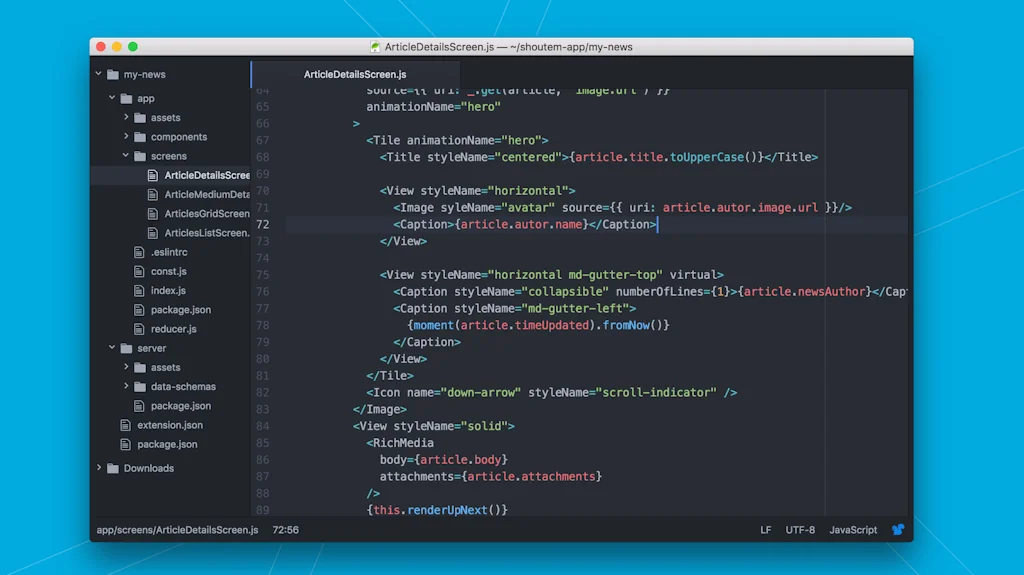 Shoutem screenshot 2 of 12