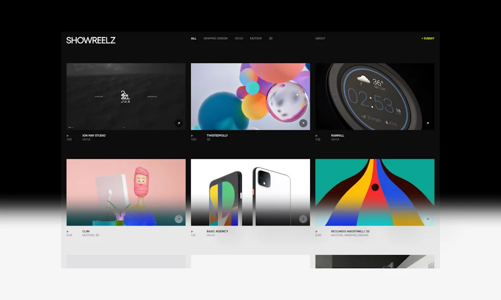 Showreelz screenshot 1 of 2