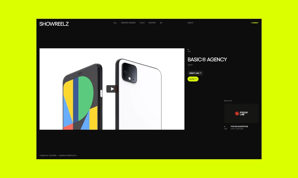 Showreelz screenshot 2 of 2