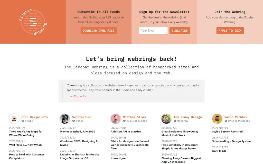 Sidebar screenshot 1 of 2