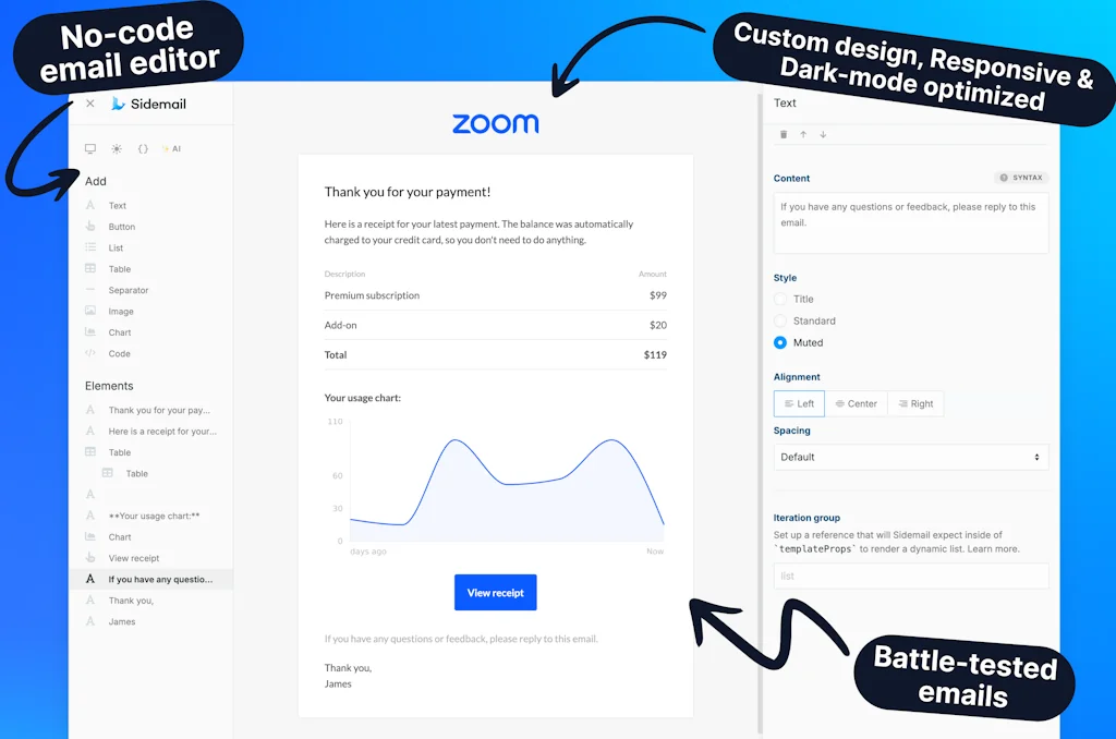 Sidemail screenshot 1 of 3