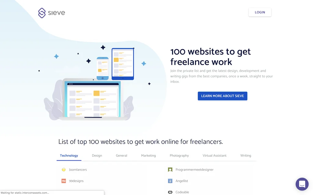 Sieve, Inc. screenshot 1 of 3