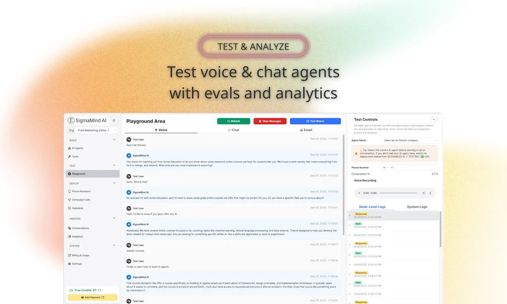 SigmaMind AI screenshot 2 of 3