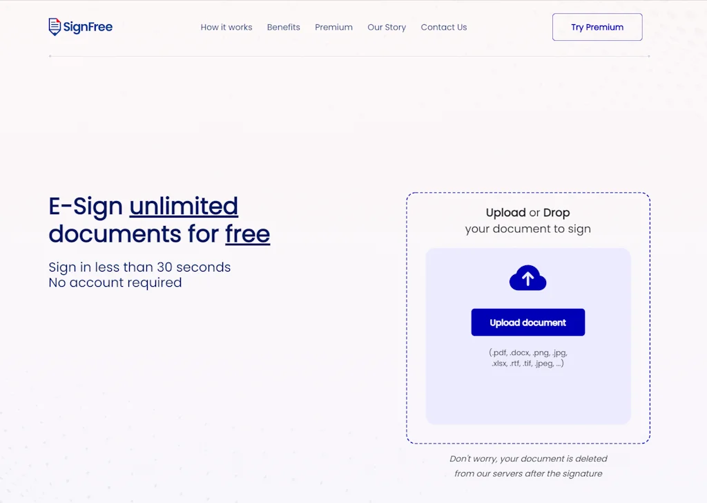 SignFree screenshot 2 of 5