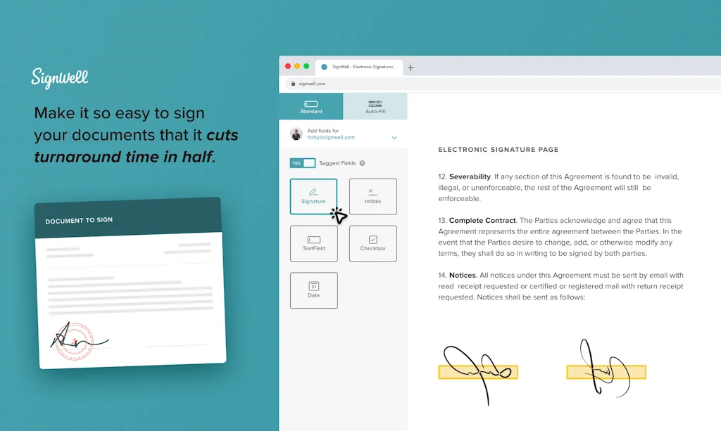 SignWell screenshot 1 of 5
