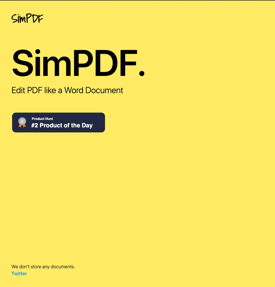 Simpdf screenshot 1 of 3