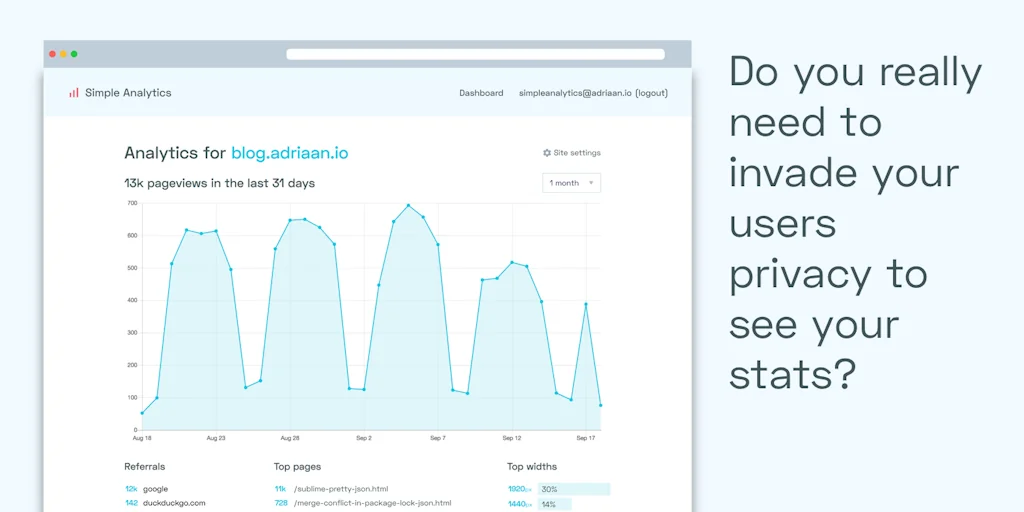 Simple Analytics screenshot 3 of 4