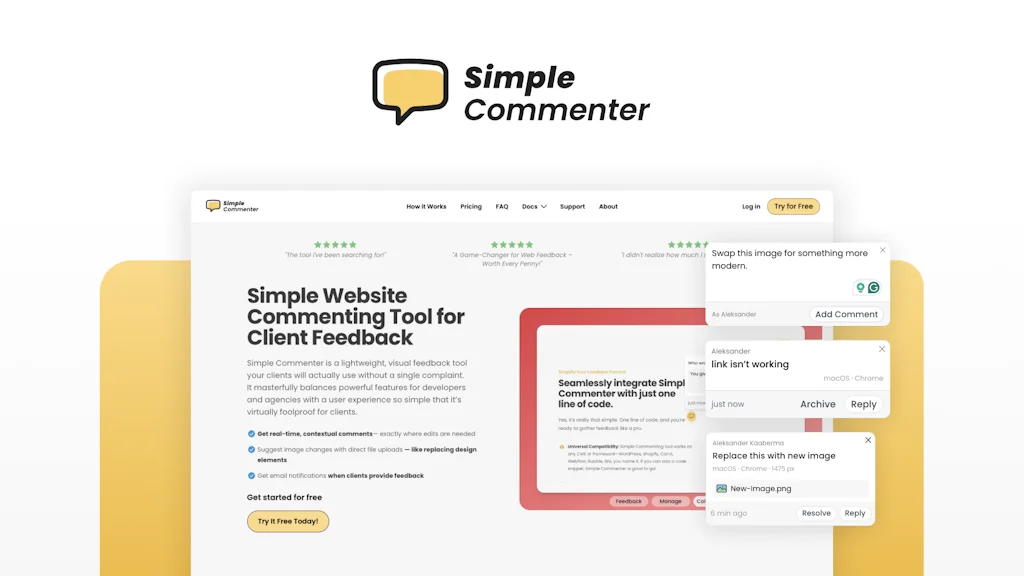 Simple Commenter screenshot 1 of 6