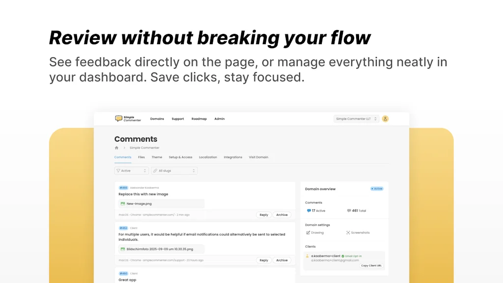 Simple Commenter screenshot 4 of 6