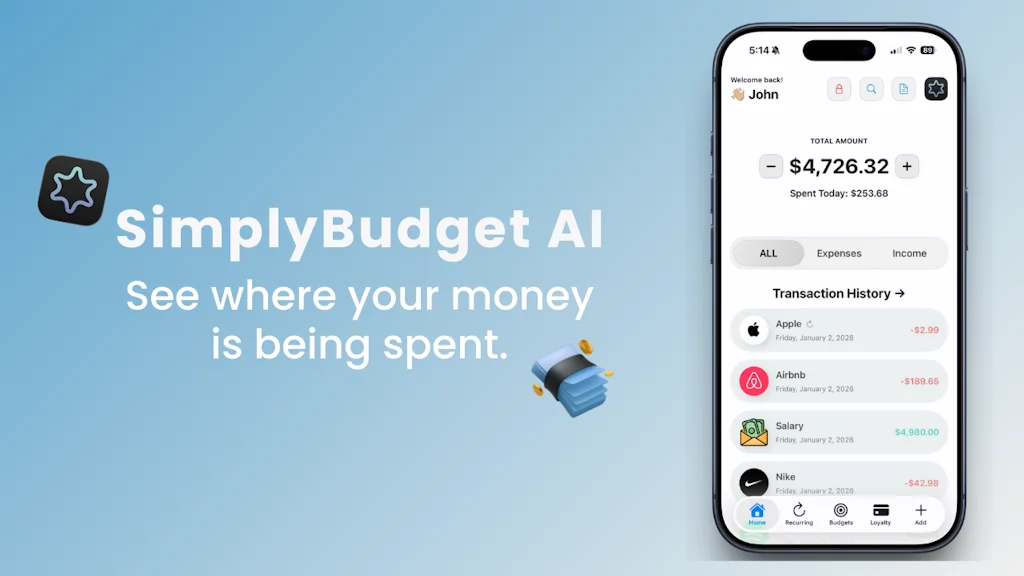 SimplyBudget screenshot 1 of 6