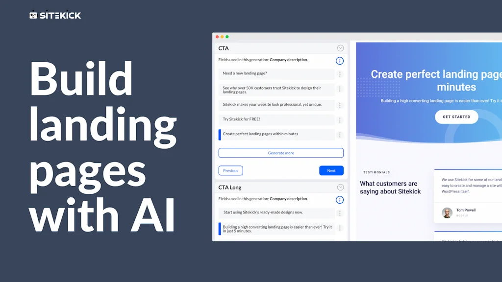 Sitekick.ai screenshot 2 of 4